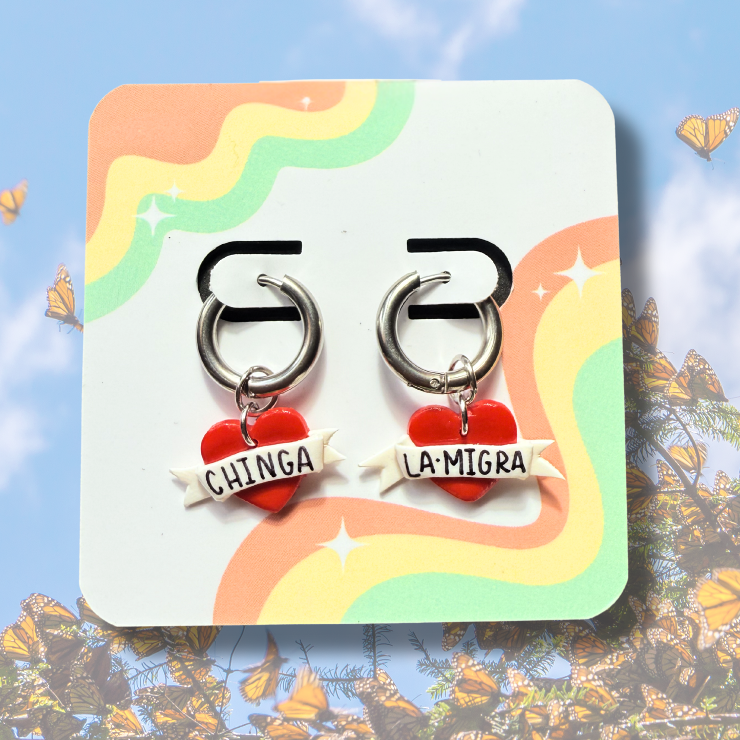 FUCK ICE Handmade Earrings