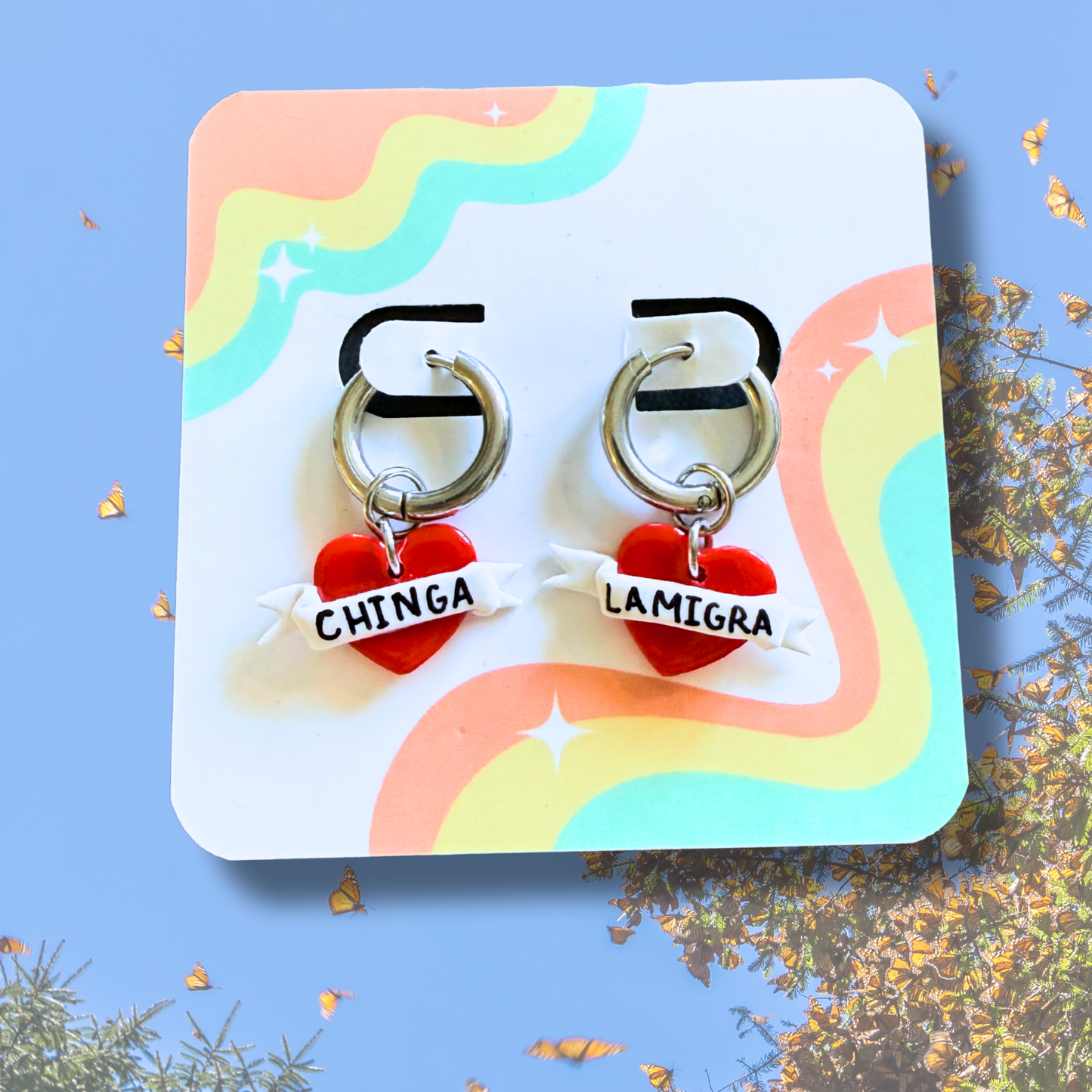 FUCK ICE Handmade Earrings