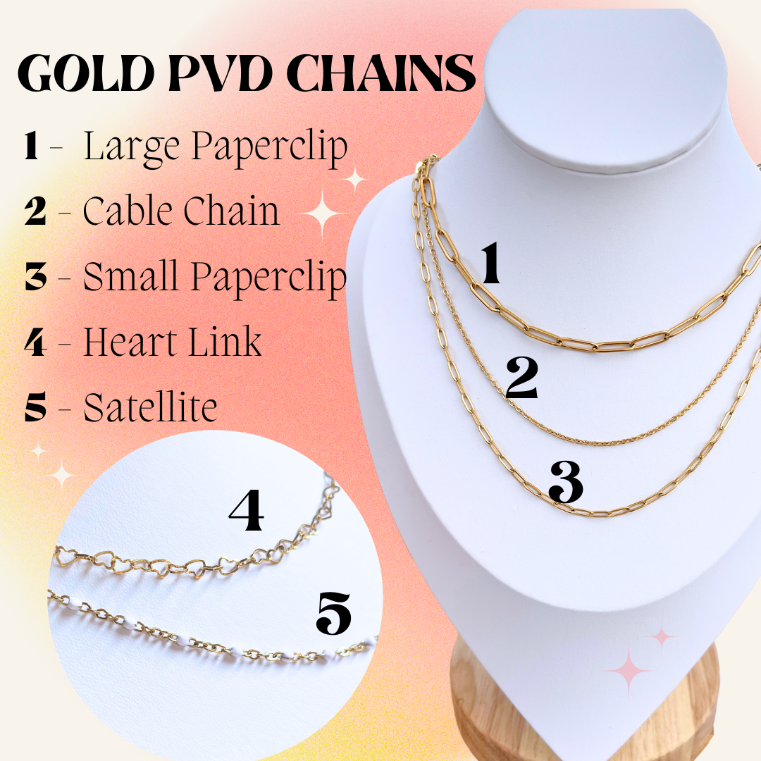 Custom Initials Charm Necklace