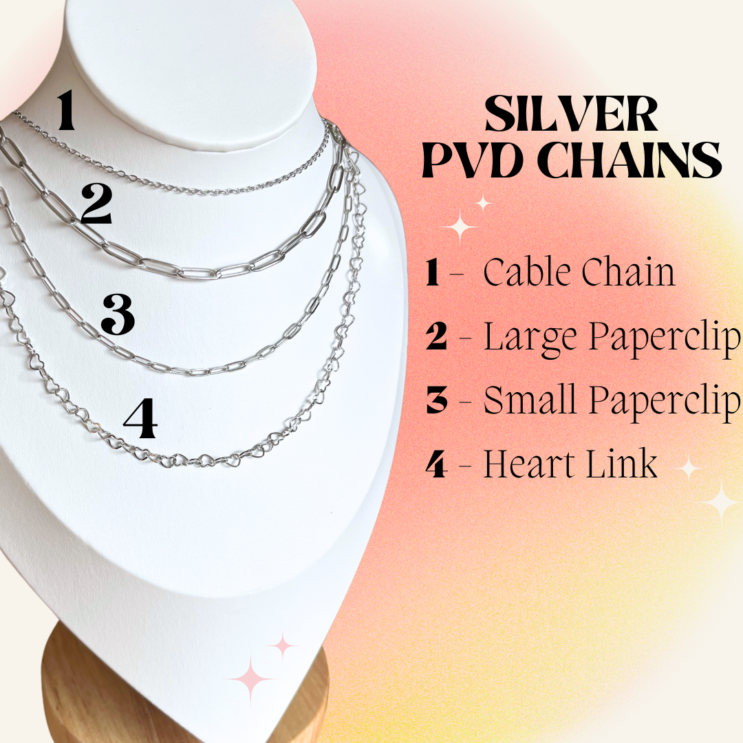 Custom Initials Charm Necklace