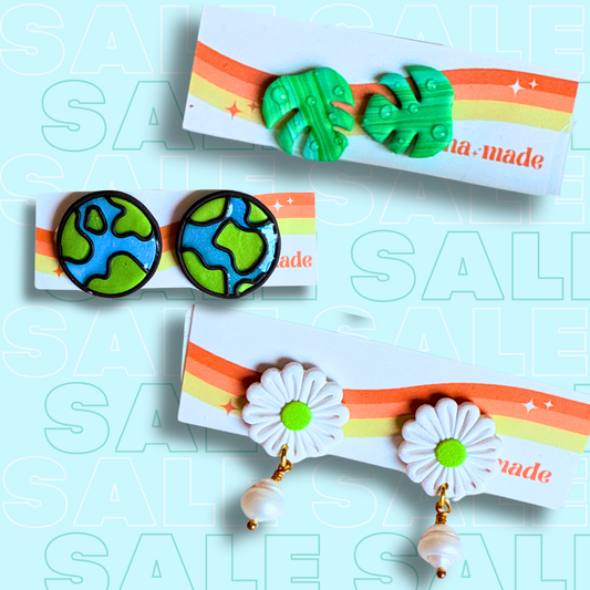 Silly Sale - STUDS green 💚