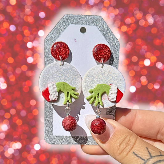 Grinch Dangles - Holiday 🎄