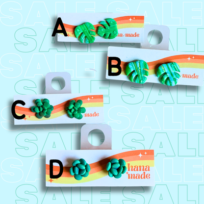 Silly Sale - STUDS green 💚