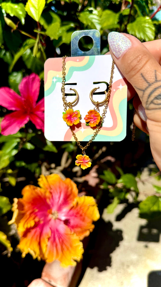 Hibiscus Charm Set