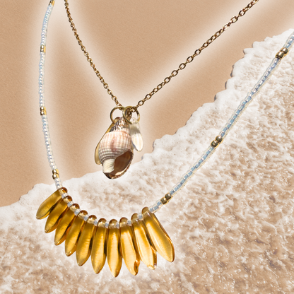Double Stranded Shell Necklace