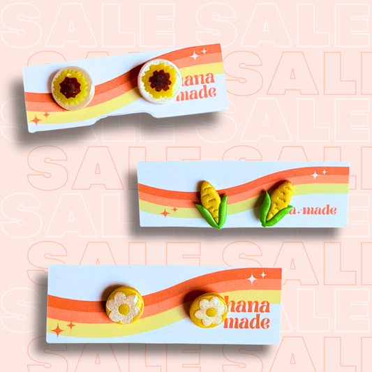 Silly Sale - Studs - Yellow