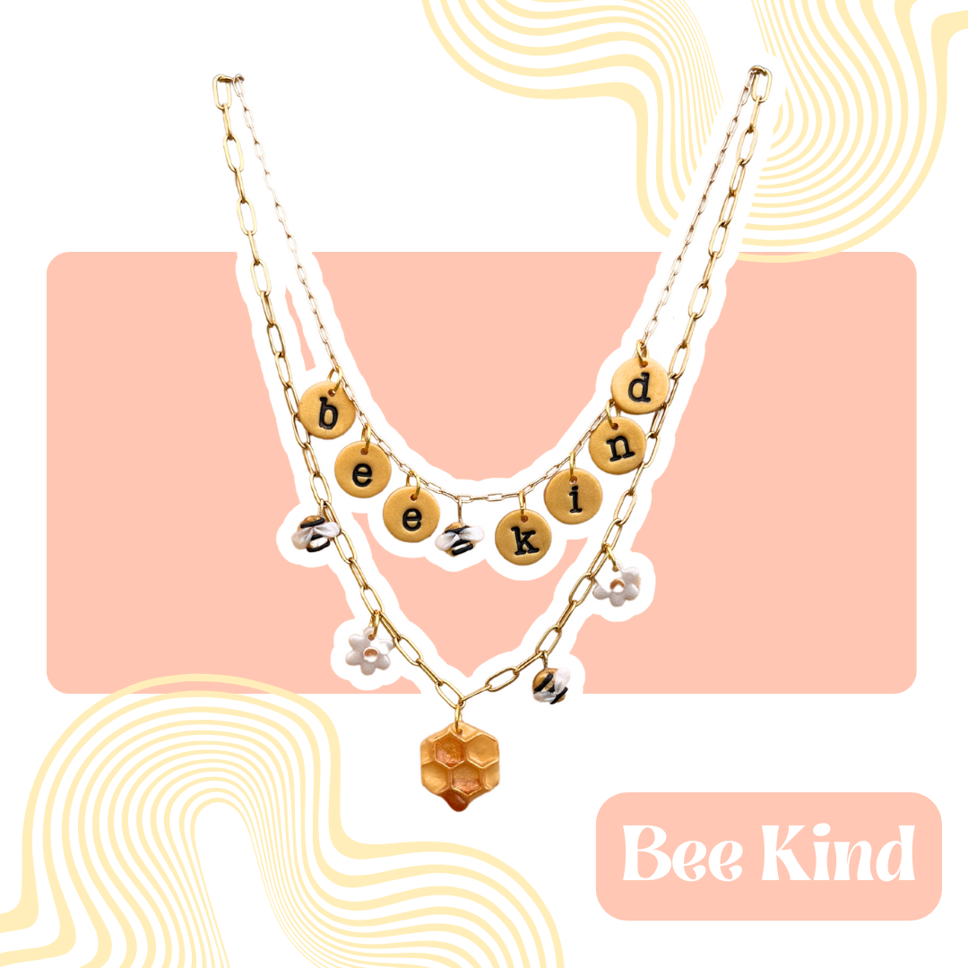 Bee Kind Stacked Necklace