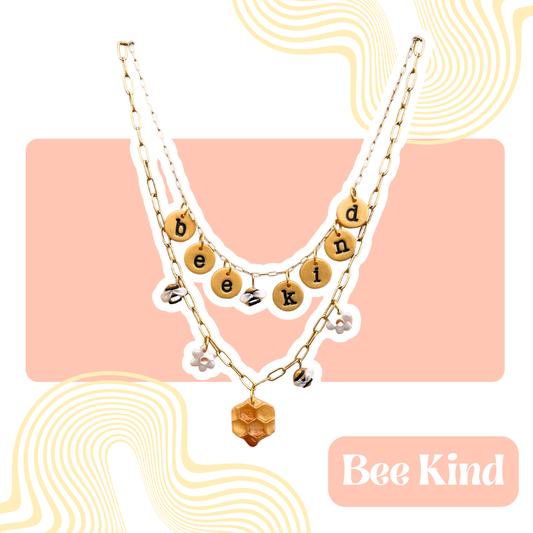 Bee Kind Stacked Necklace