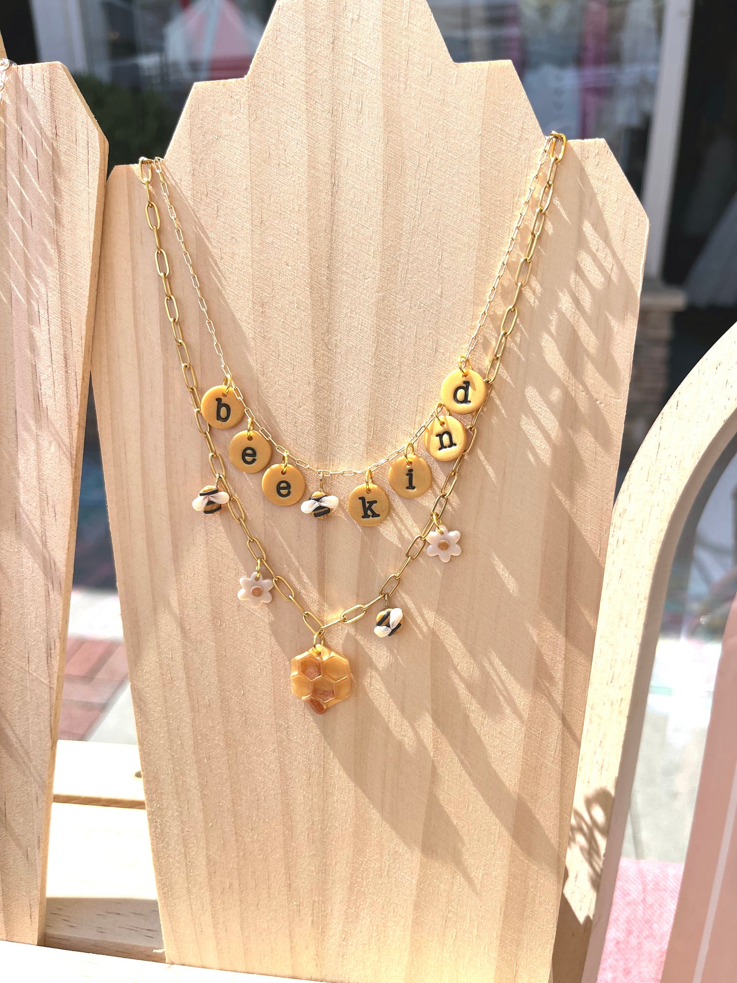 Bee Kind Stacked Necklace