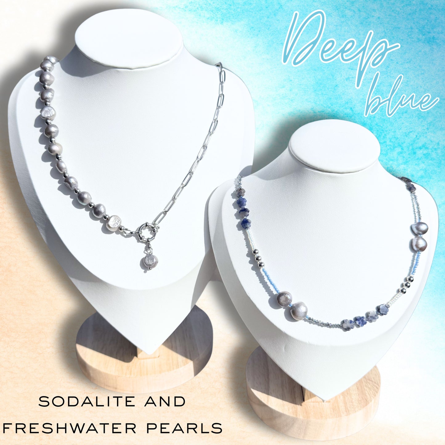 Deep Blue Necklaces