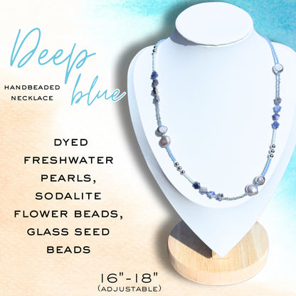 Deep Blue Necklaces