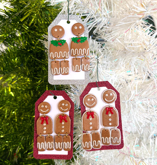 Gingerbread Person Dangles - Holiday 🎄