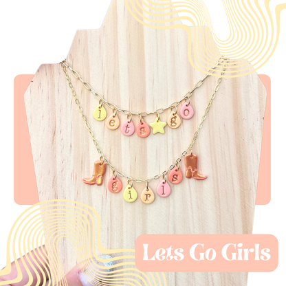 Lets Go Girls Stacked Necklace