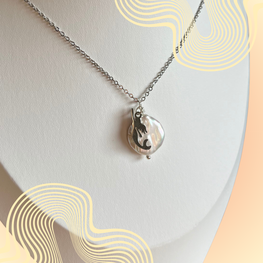 Silver Ariel Pearl Pendant