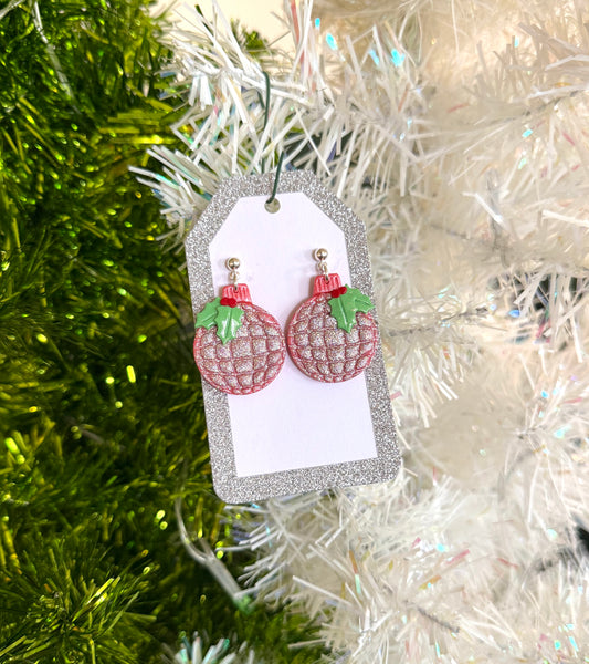 Pink Disco Ornaments - Holiday 🎄