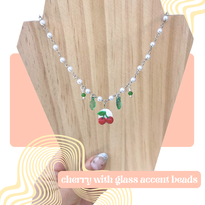 Cherry Pop Necklace 🌊🐝